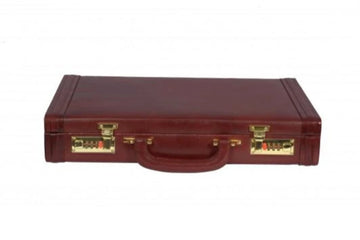 Heritage Ben Nevis Lid Over Attache Case with Multi Pockets, Chestnut
